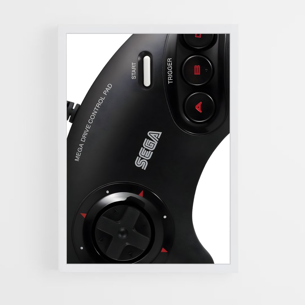 Poster Joypad Legend – affiche Consoles (vue 3)